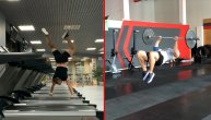 Salto sa tegom?! On je definitivno podigao vežbanje u teretani na drugi nivo