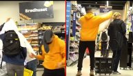Car se zabavio u supermarketu: Stavljao peškire drugim kupcima na glavu praveći se lud