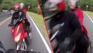 Bliski susret dvojice motociklista da vam se digne kosa na glavi