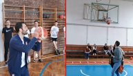 Luka Milivojević cepao mrežicu na košarkaškom treningu Orlova