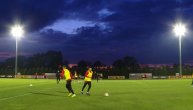 Trening fudbalera Srbije pred sutrašnju utakmicu sa Luksemburgom