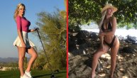 Prsata plavuša golferka: Posle ovoga svi Balkanci bi popunjavali rupe - svih 18 komada