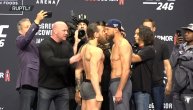 Mekgregor zamalo poljubio Kauboja na merenju pred UFC 246