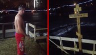 Ovako su dvojica Srba plivala za Bogojavljenski krst usred ledene Moskve