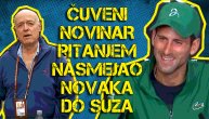 Novak prasnuo u smeh čim je čuo glas i pitanje poznatog novinara
