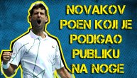 Ovaj Novakov poen podigao je publiku na noge u meču protiv Japanca Ita