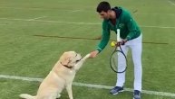 Novak sparingovao sa psom pred 3. kolo Australijan opena