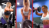 Tegovi sami padaju koliko je vrela! Seksi Kes izluđuje muškarce u teretani da im nije dobro