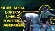 Nadrealna scena: Skupljačica loptica umalo povredila Sandgrena i učinila uslugu Federeru