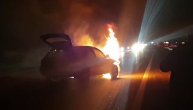 Sudar na auto-putu kod Šimanovaca, jedno vozilo gori, saobraćaj potpuno obustavljen