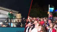 Nole je izašao na terasu, a onda se zaorila tradicionalna navijačka pesma Srba u Australiji