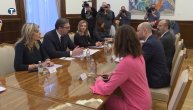 Predsednik Srbije razgovarao sa Vladimirom Bilčikom i Tanjom Fajon