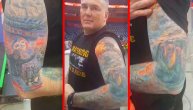 Rus nam pokazao brutalne huliganske tetovaže, među njima je i grobarska