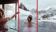 Kupanje u otvorenom bazenu, nestvaran pogled, priroda... Ovo je idealno mesto za sve ljubitelje zime