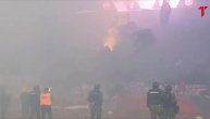 Grobari zapalili južnu tribinu Marakane, gorela i cirada na atletskoj stazi