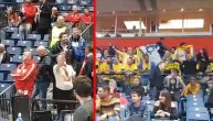 Čarke u Areni: Palo prozivanje navijača Zvezde i Makabija