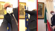 "Možda se vidimo kasnije: Italijanski političar skinuo zastavu EU iz svog kabineta