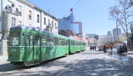 Preko Savskog trga, na kojem je u toku rekonstrukcija, danas je prošao prvi tramvaj