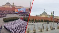 Moskva danas kao grad duhova na Dan pobede i samo godinu dana ranije na isti dan