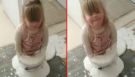 Dete, sad si se okrečila! Klinka "pomogla" mami u krečenju