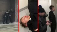 Snimak hapšenja mladića koji je pokušao da opljačka banku u centru grada