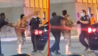 Uznemirujuća policijska brutalnost na delu: Nije poslušala naredbu, pa je završila u nokdaunu