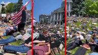 "Ne mogu da dišem":Hiljade protestanata u Koloradu ležalo i izgovaralo poslednje reči Džordža Flojda