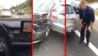 "Brate, ne plači, popravićemo": Hit snimak Crnogorca koji je udario Srbina na auto-putu