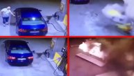 Nemojte da budete kao ovaj Rus: Zaboravio da toči gorivo, pa demolirao pumpu