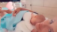 Prvi snimak malog Željka u naručju mama Bogdane
