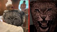 Fudbaler Napolija istetovirao leoparda preko celih leđa
