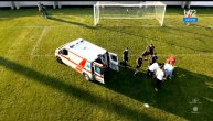 Golman Napretka hitno odvezen u bolnicu posle gola koji je primio od Partizana
