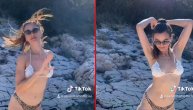 Milica Pavlović se skinula u minijaturni bikini, pa zavodljivo zaplesala