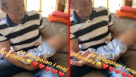 "Ja vragolan i moj pradeda": Ceca objavila emotivan snimak svog oca sa malim Željkom