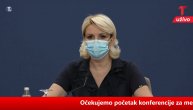 Doktorka Kisić-Tepavčević iznela podatke o procentima zaraženih po gradovima