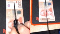 Presekao je novčanicu od 1000 dinara i dobio dve hiljade