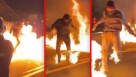 Zapaljen čovek trčao ulicama Portlanda nakon eksplozije Molotovljevog koktela