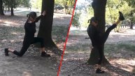 Ana Nikolić objavila snimak kako trenira u šumi