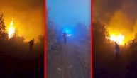 Dramatični snimci borbe vatrogasaca sa vatrenom stihijom iznad Mostara