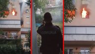 Čula se eksplozija, povređeno troje dece i 8 osoba: Veliki požar na Čukarici