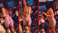 Darkova verenica u uskom kombinezonu zamešala usred restorana, Lazić joj snimao seksi guzu