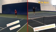 Novak Đoković snimao Bogdana Bogdanovića kako igra tenis