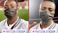 Igrač Slovana se snimio kod tribine Delija i "čekirao" na stadionu Partizana