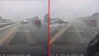 Zimska noćna mora svakog vozača: Proklizao na autoputu umalo izazvao tragediju