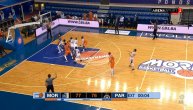 Gordić sam na "trojci" gađao za pobedu Partizana, ali lopta izlazi iz koša