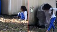 Druželjubiva veverica ili ljuti predator? Životinjica potrčala i skočila na devojčicu