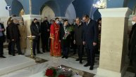 Lavrov i Vučić obišli hram Svetog Save i grob patrijarha Pavla