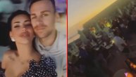 Kaća i Marko uživaju na romantičnom putovanju: Fudbaler i pevačica plešu dok je on grli oko struka
