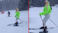 Jelena Karleuša pokazala svoje umeće na skijama
