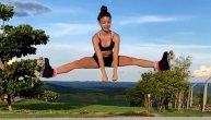 Julija je gimnastičarka na rošulama: Pogledajte kako radi "vazdušnu špagu" u pokretu